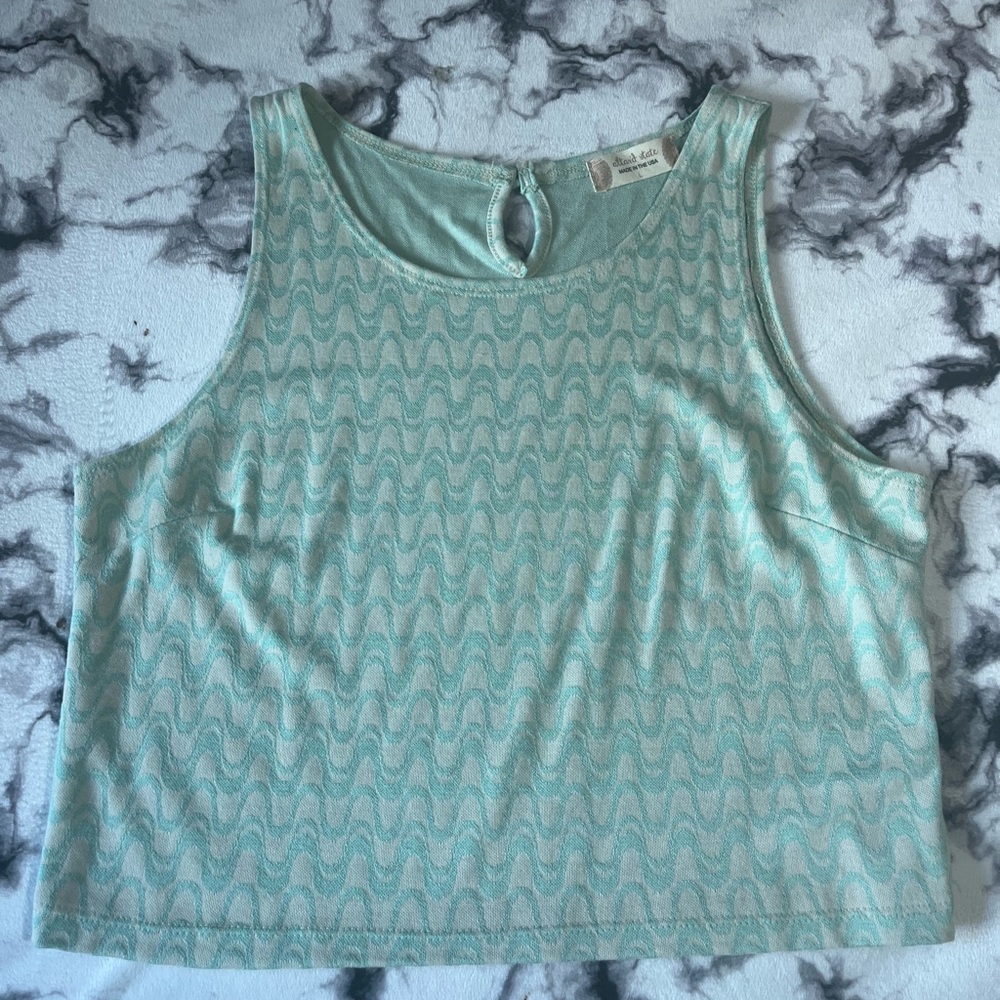 Groovy Mint Green Top